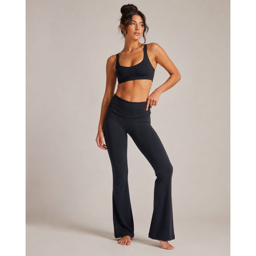 SKIMS Kim Kardashian Black Bootcut Leggings Pants Trousers  Women's Size XL